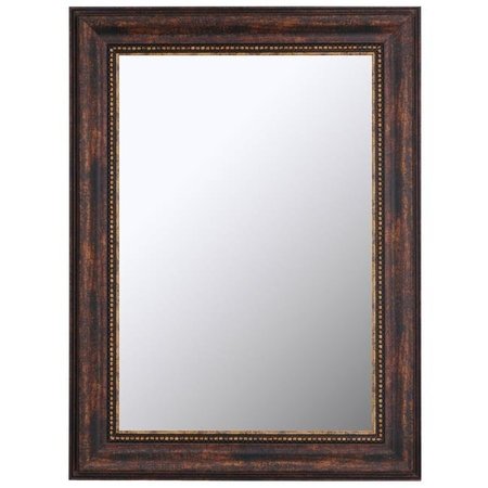 HITCHCOCK-BUTTERFIELD Hitchcock Butterfield 681603 Copper Bronze Oxford Beaded Wall Mirror - 38.25 x 48.25 in. 681603